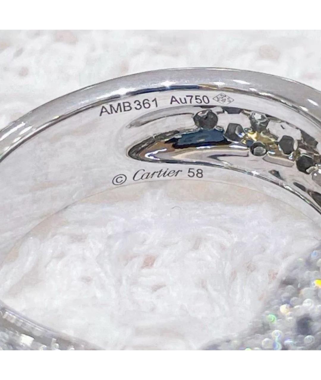 CARTIER Белое кольцо из белого золота, фото 5