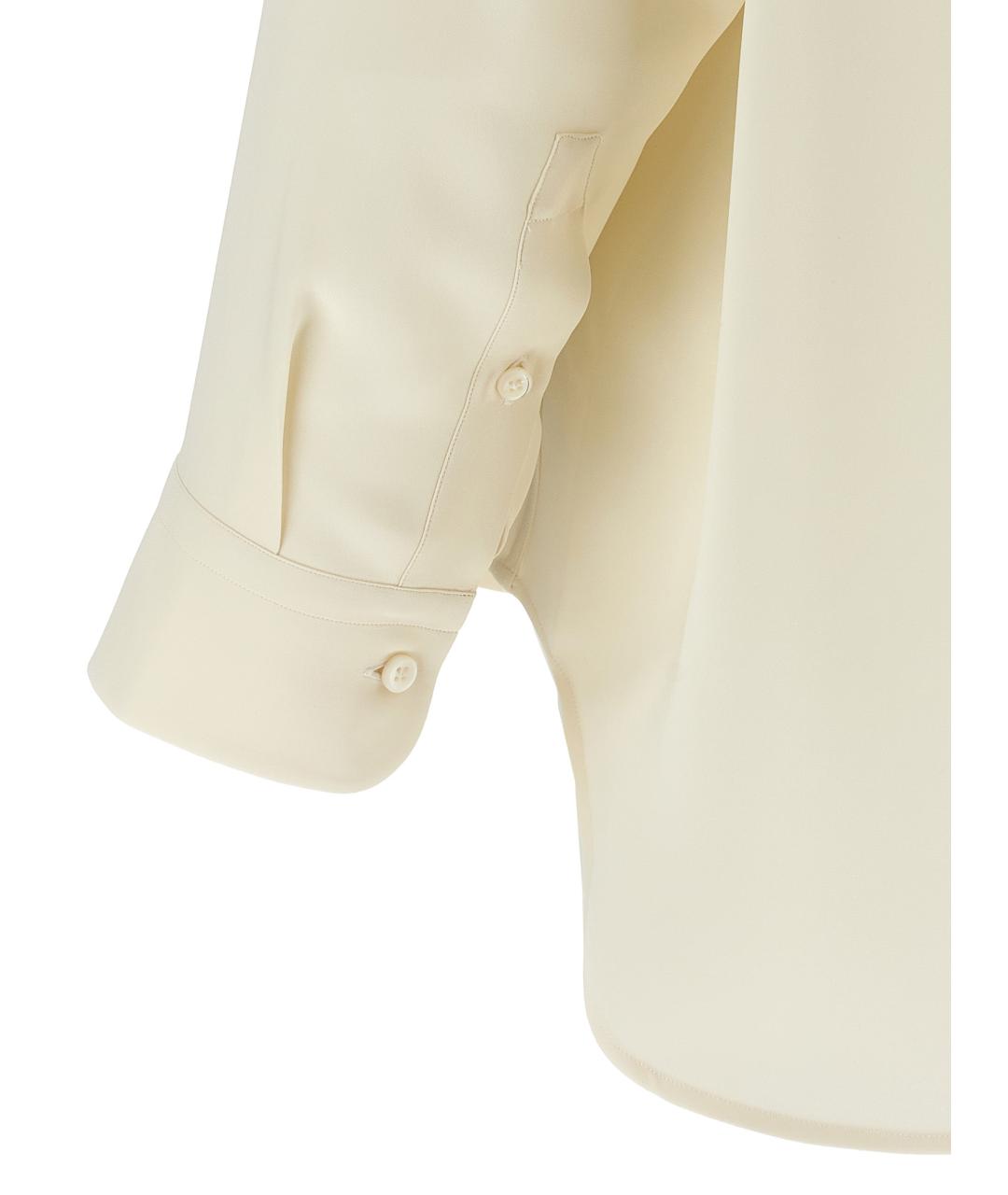 BRIONI Бежевая шелковая рубашка, фото 4