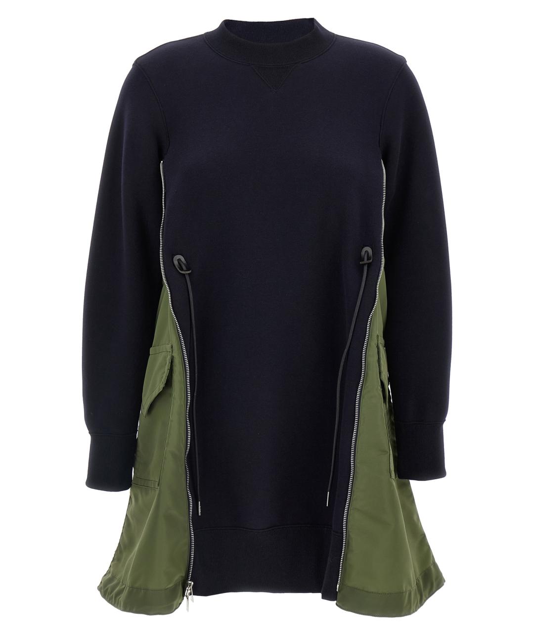 SACAI Мульти хлопковое повседневное платье, фото 1