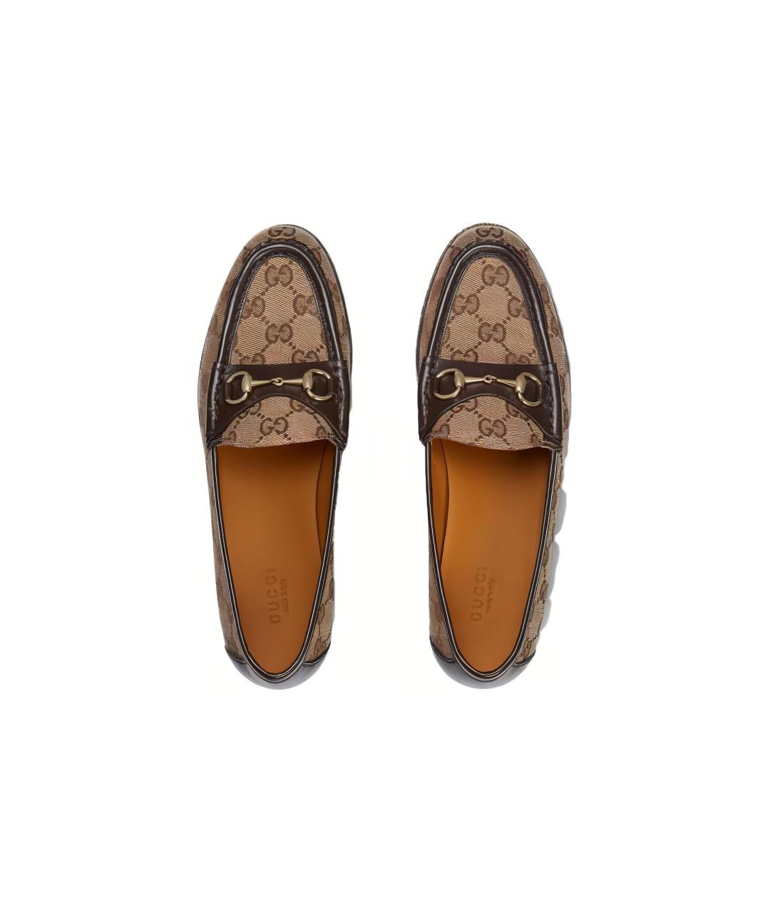 GUCCI Коричневые лоферы, фото 3