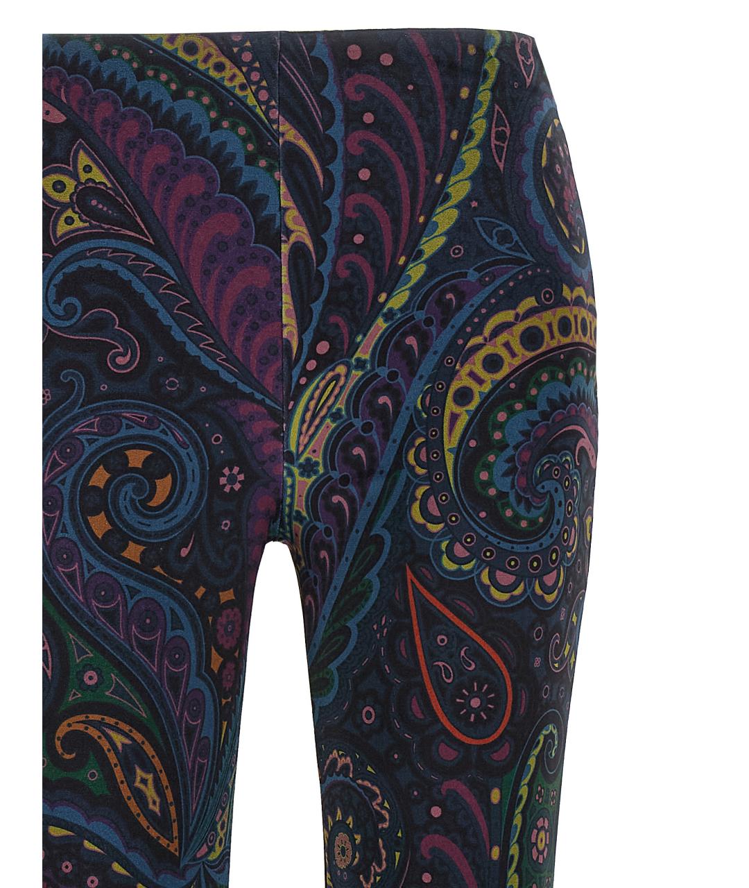 ETRO Мульти полиэстеровые брюки узкие, фото 3