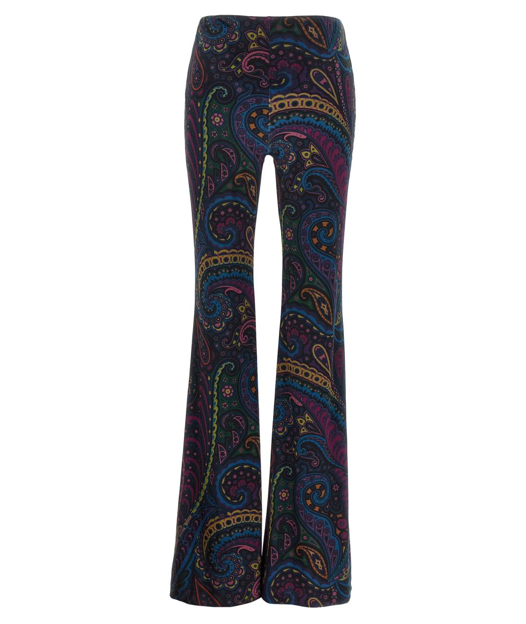 ETRO Мульти полиэстеровые брюки узкие, фото 2
