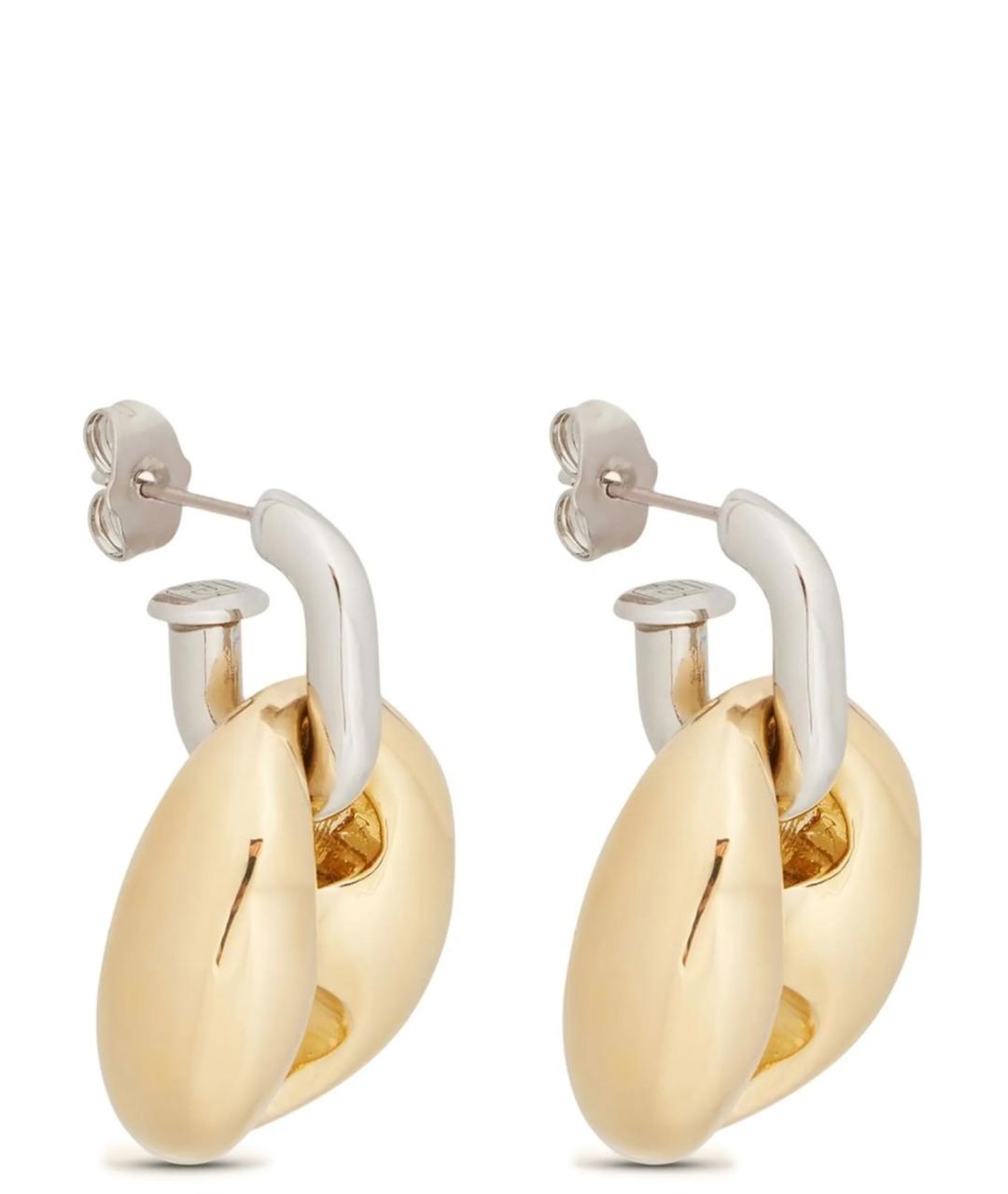 PACO RABANNE Золотые металлические серьги, фото 3