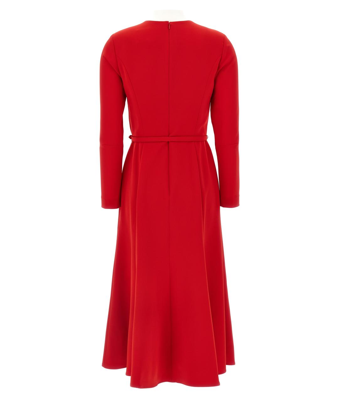 CAROLINA HERRERA Красное полиэстеровое вечернее платье, фото 2