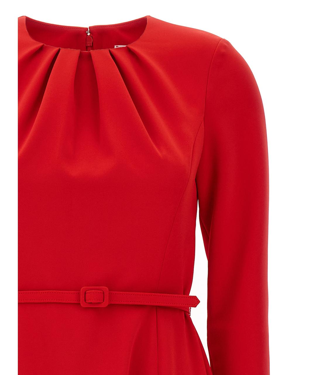 CAROLINA HERRERA Красное полиэстеровое вечернее платье, фото 3