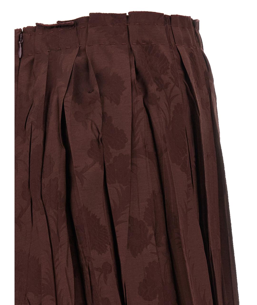 ETRO Бордовая вискозная юбка мини, фото 4