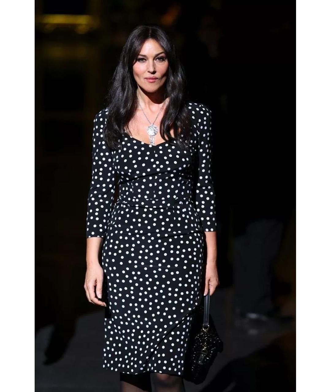 DOLCE&GABBANA Черное вискозное вечернее платье, фото 8