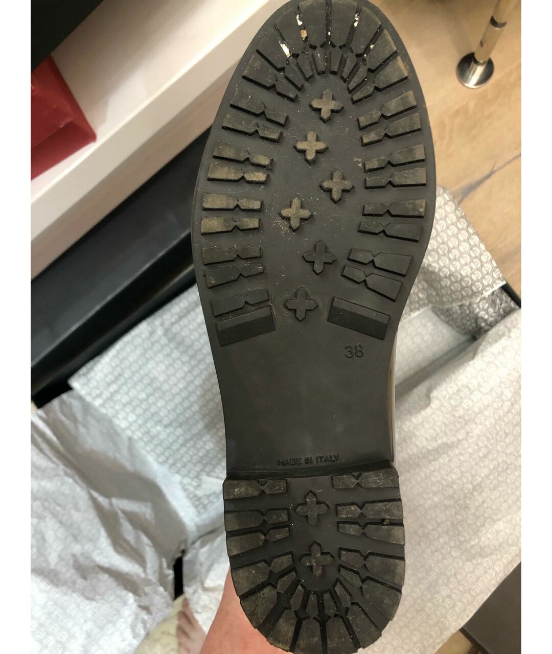 PHILIPP PLEIN Черные кожаные сапоги, фото 3