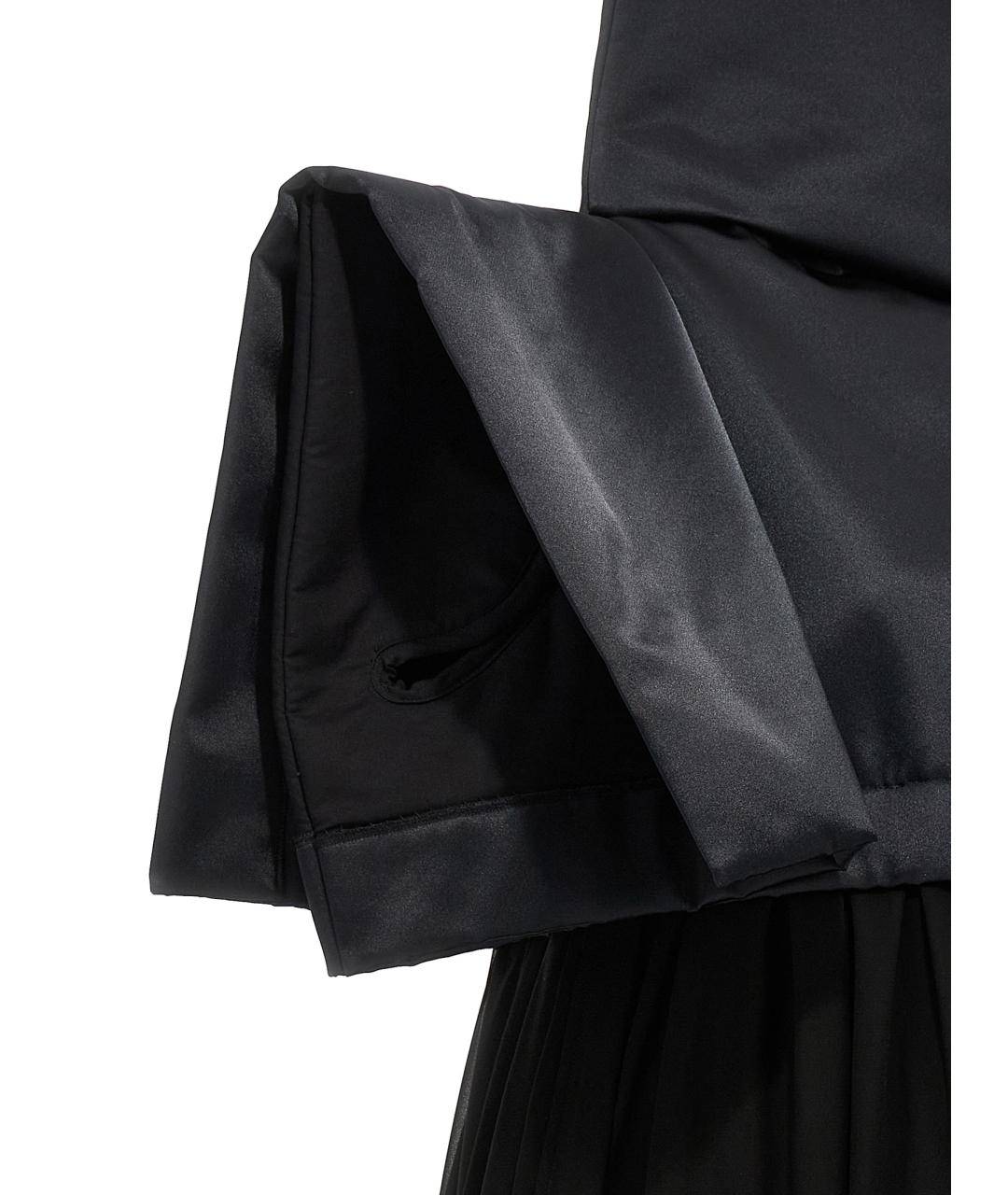 COMME DES GARÇONS Черное полиэстеровое платье, фото 4