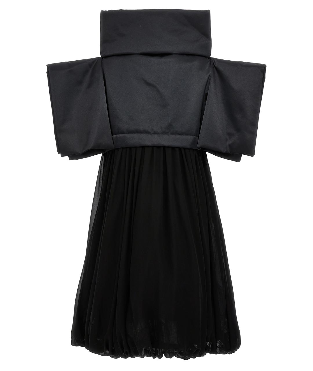 COMME DES GARÇONS Черное полиэстеровое платье, фото 2