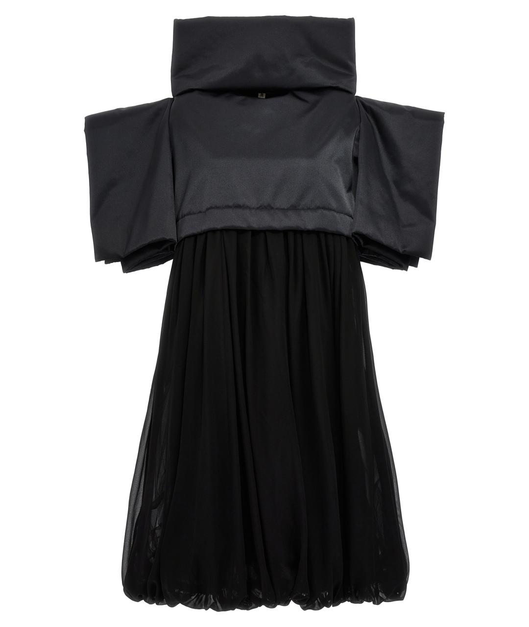 COMME DES GARÇONS Черное полиэстеровое платье, фото 1