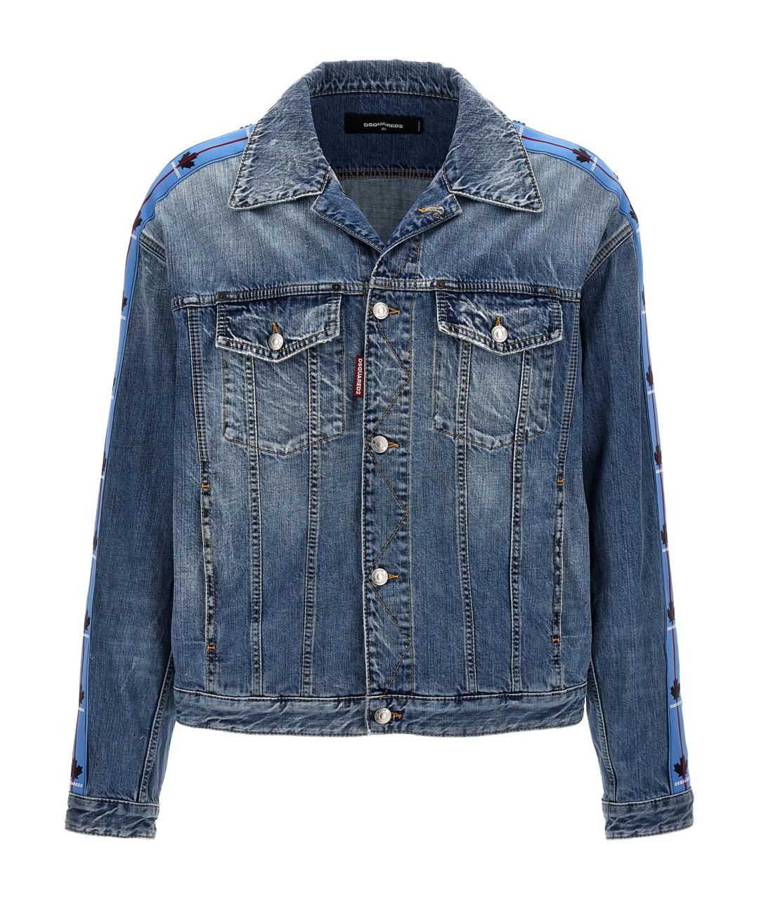 DSQUARED2 Синяя хлопковая куртка, фото 1
