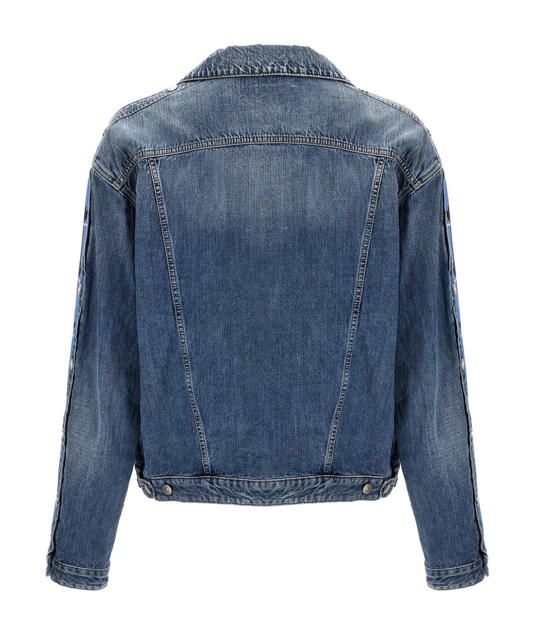 DSQUARED2 Синяя хлопковая куртка, фото 2