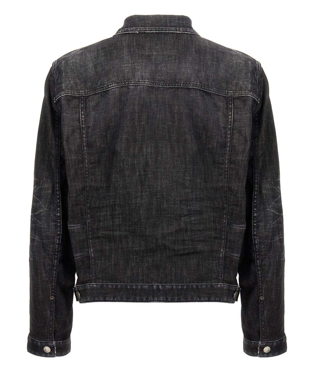DSQUARED2 Черная хлопковая куртка, фото 2