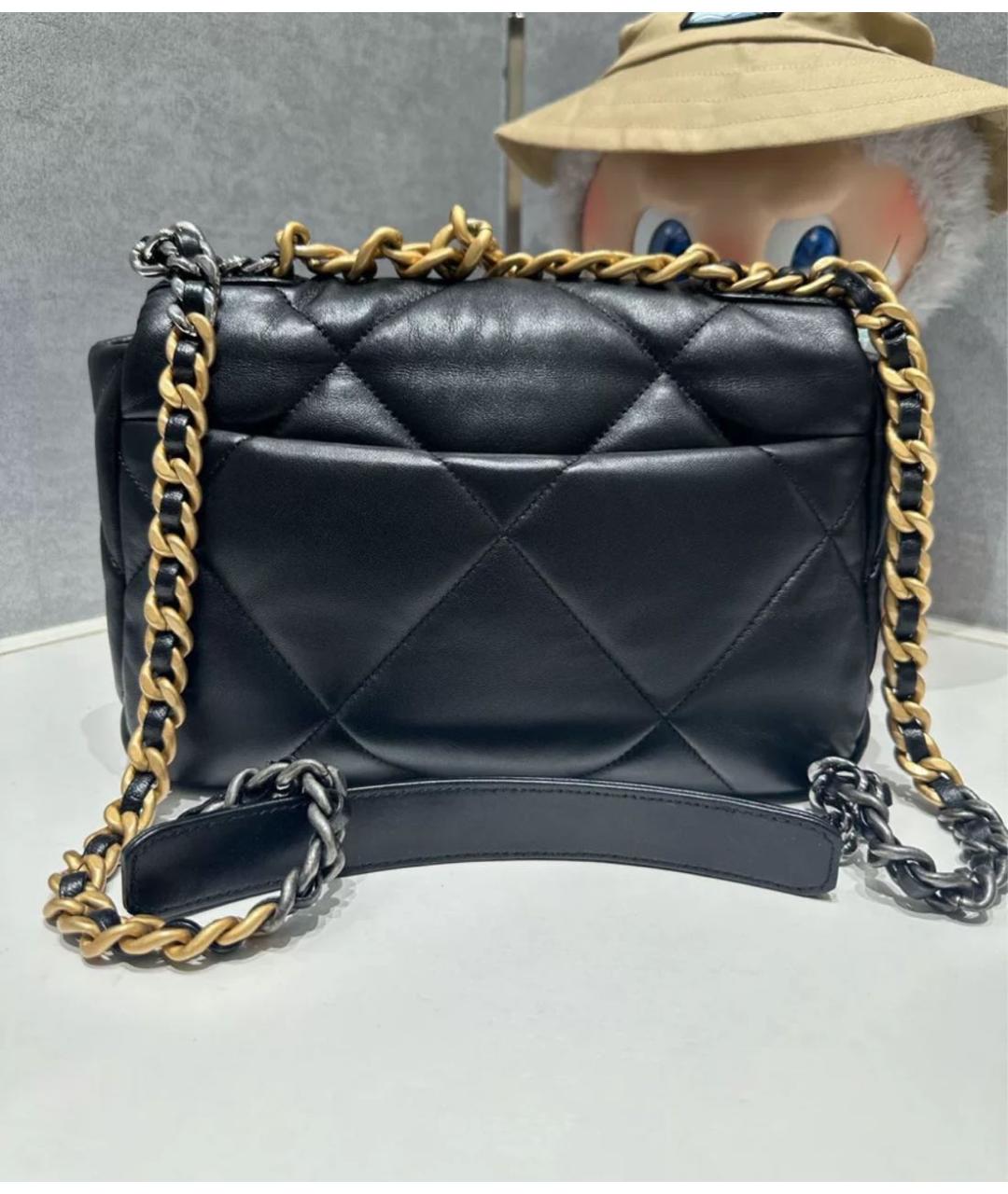 CHANEL Черная кожаная сумка через плечо, фото 2