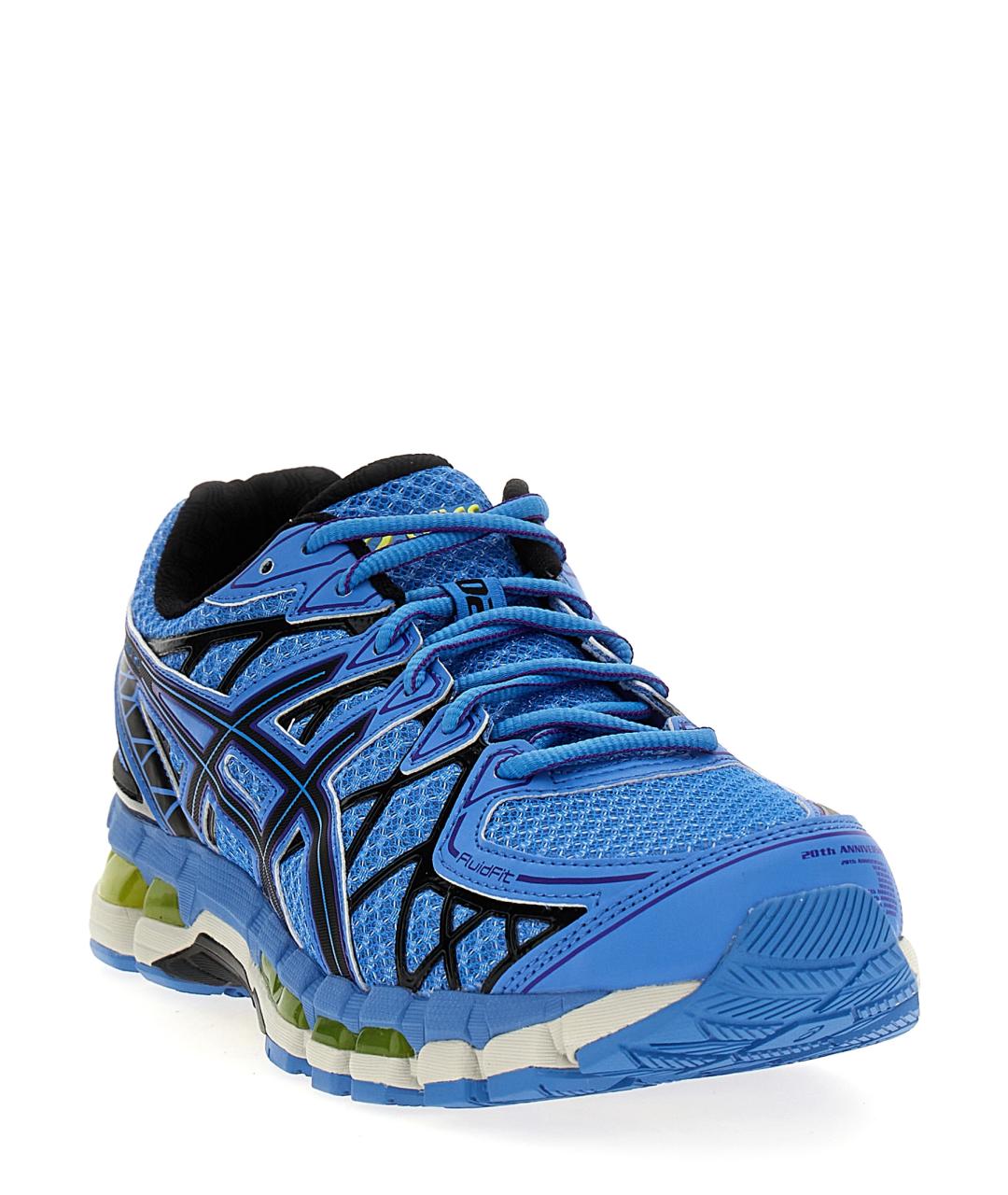 ASICS Голубые синтетические кроссовки, фото 2