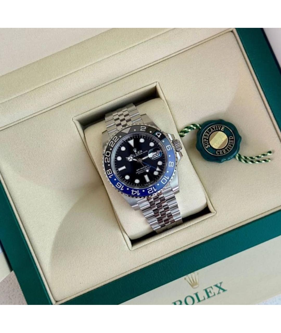 ROLEX Черные часы, фото 2