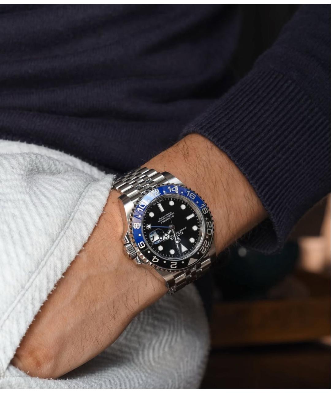 ROLEX Черные часы, фото 8