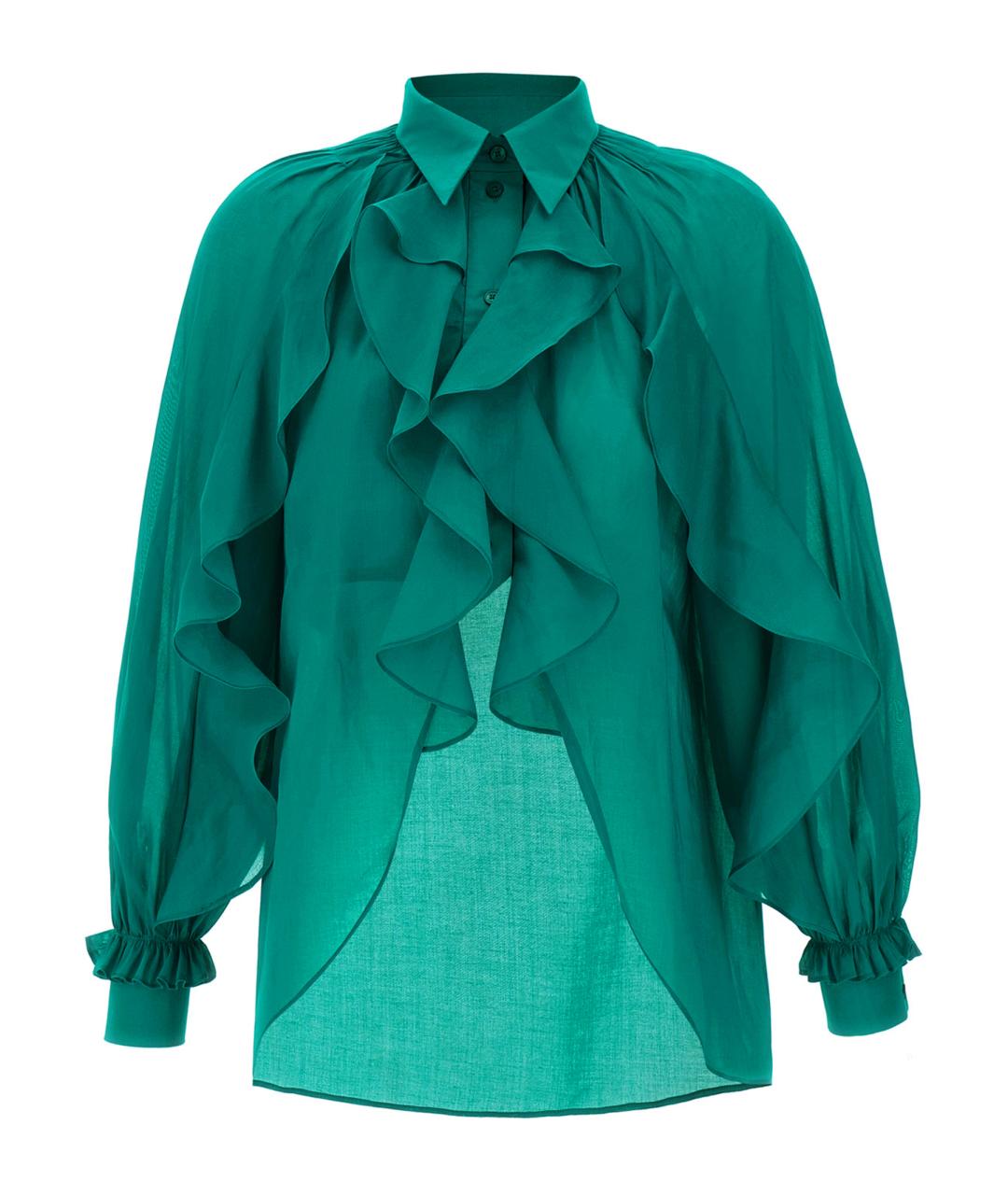 ALBERTA FERRETTI Зеленая блузы, фото 1