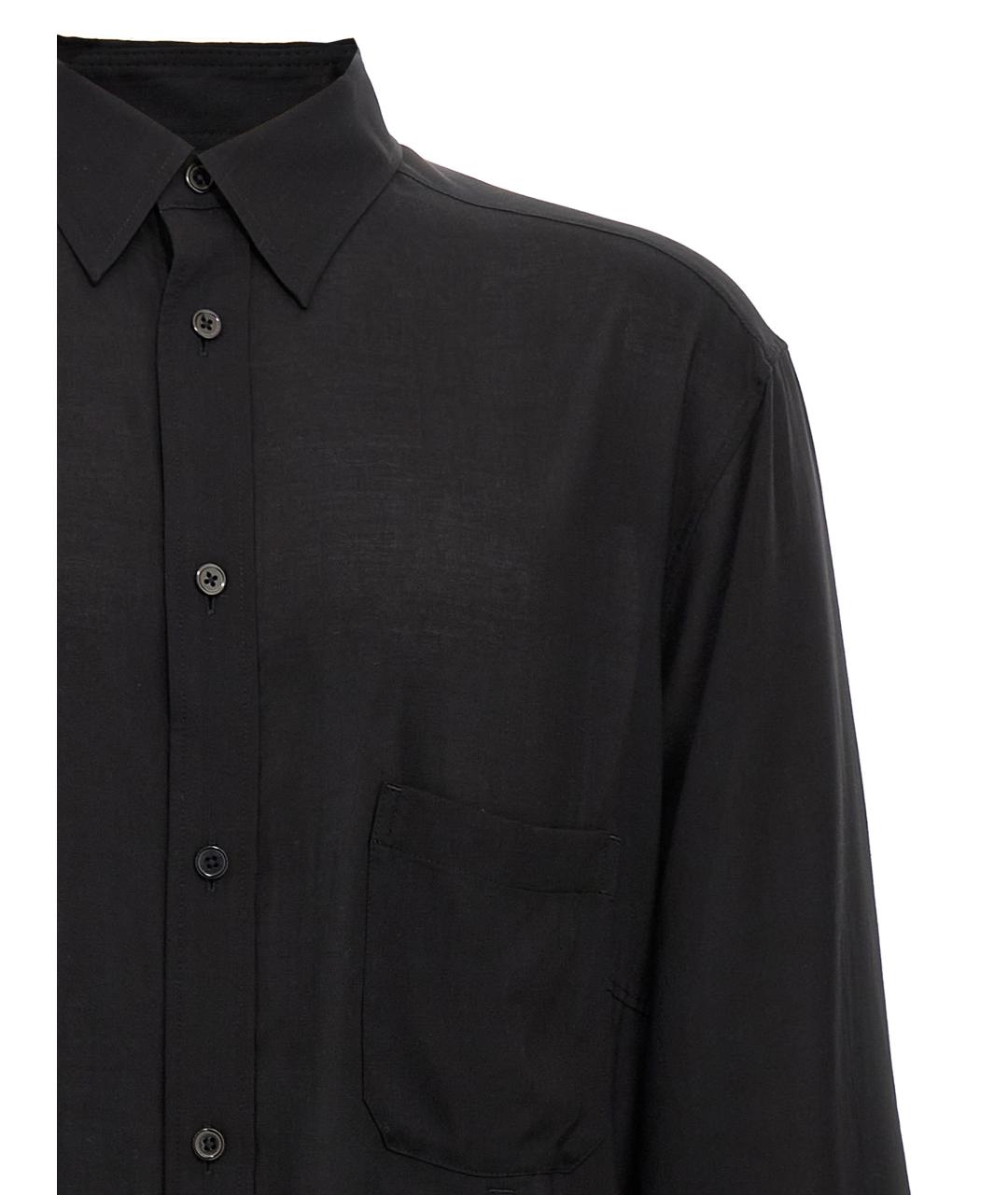 YOHJI YAMAMOTO Черная кэжуал рубашка, фото 3