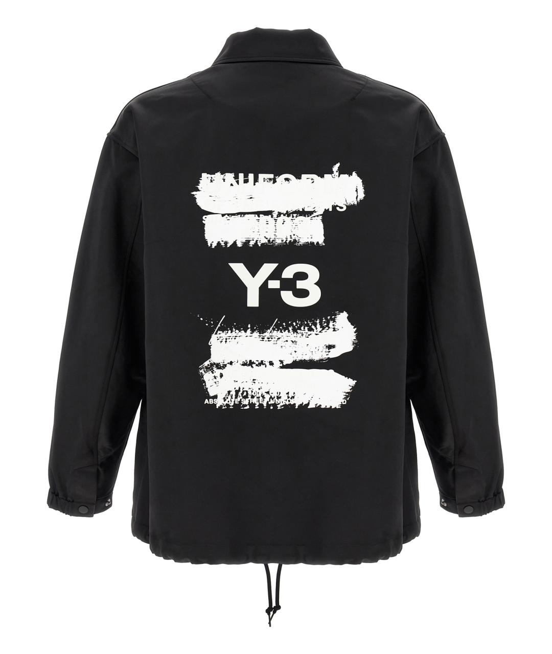 Y-3 Черная полиамидовая куртка, фото 2