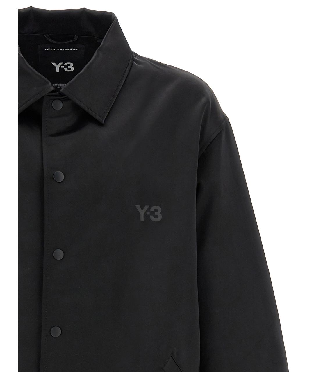 Y-3 Черная полиамидовая куртка, фото 3