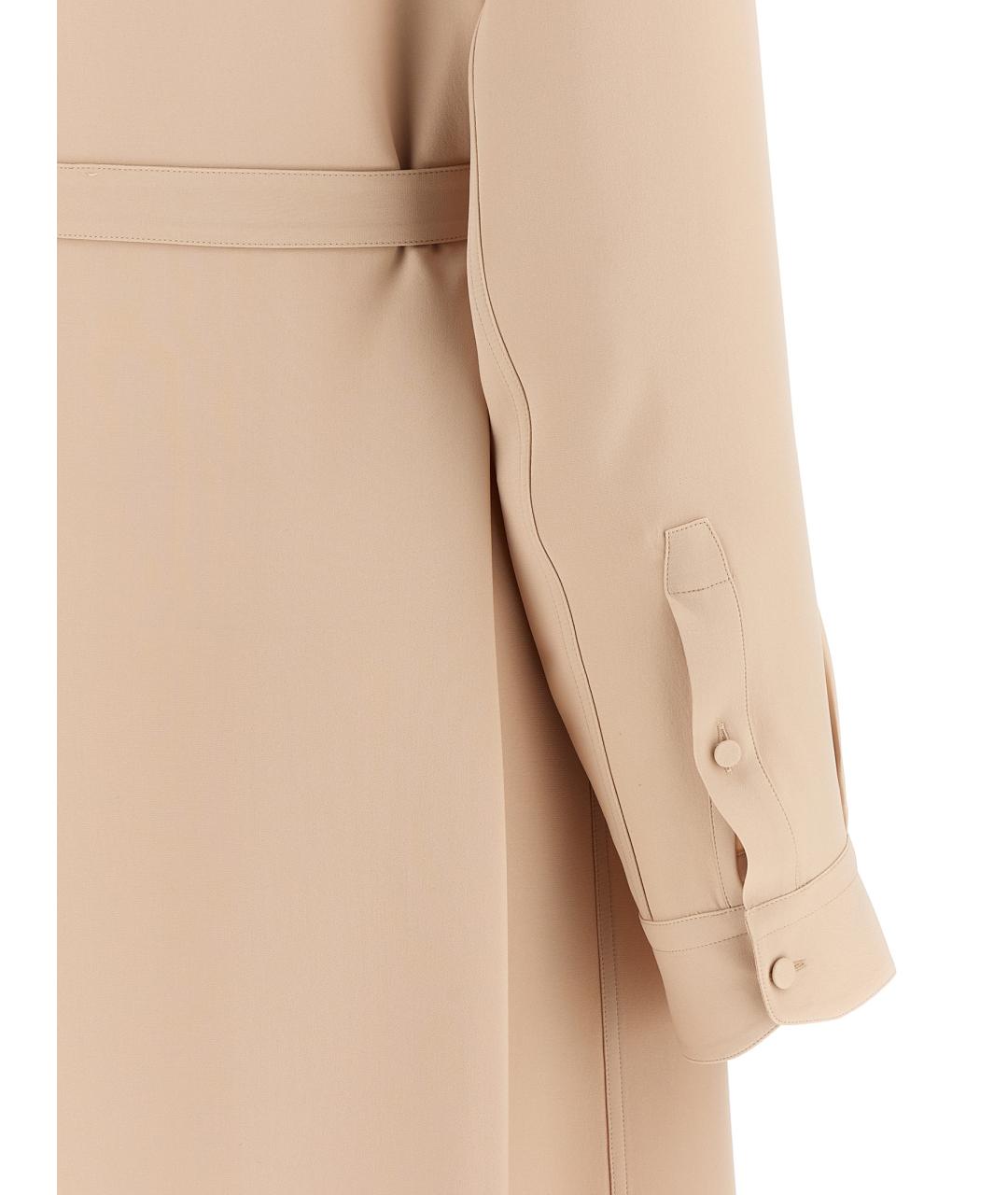 BRIONI Розовое шелковое повседневное платье, фото 4