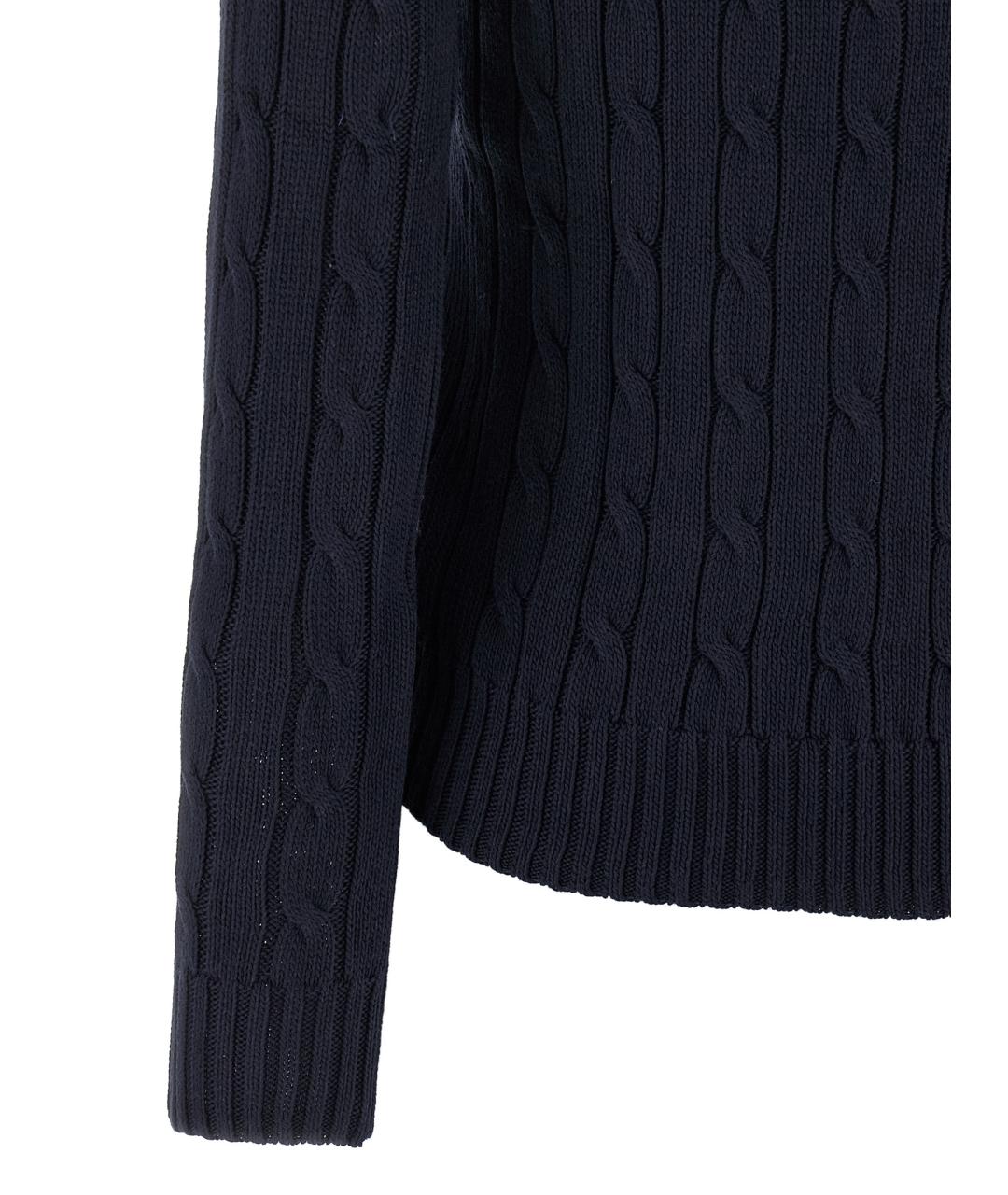 POLO RALPH LAUREN Синий хлопковый кардиган, фото 4
