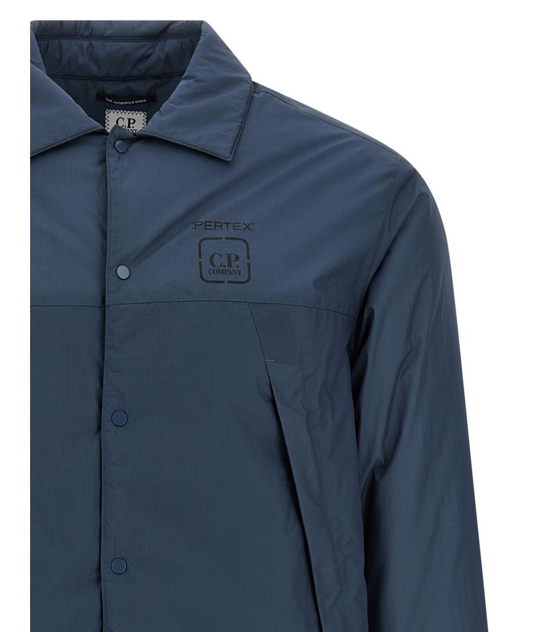 CP COMPANY Синяя полиамидовая куртка, фото 3