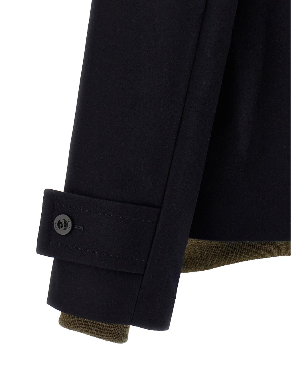 SACAI Мульти шерстяное пальто, фото 4