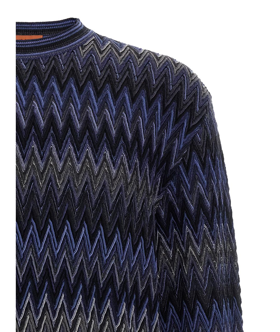 MISSONI Синий шерстяной джемпер / свитер, фото 4