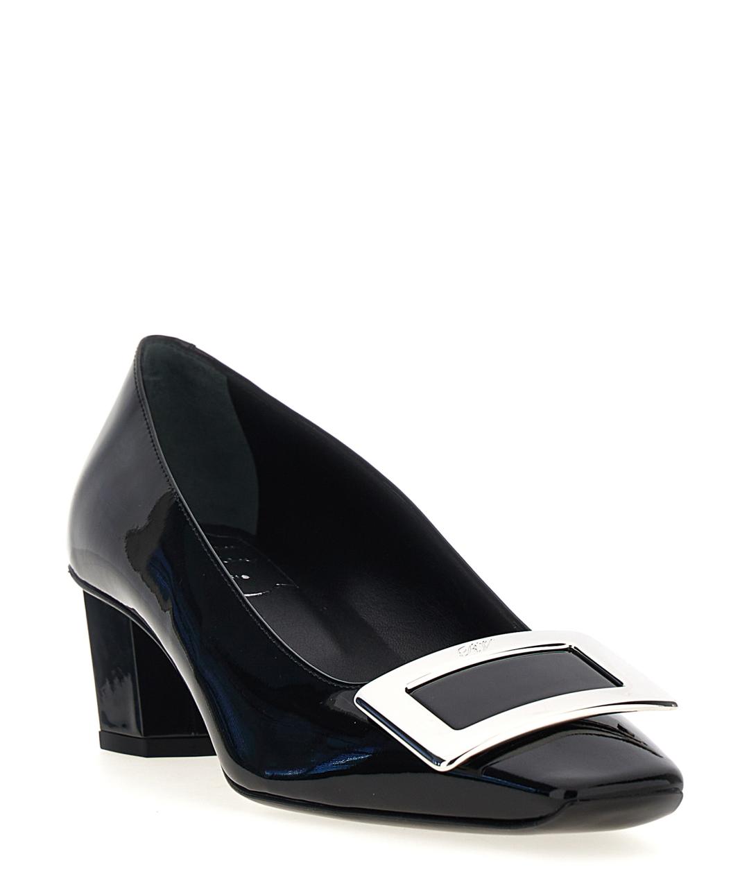 ROGER VIVIER Черные туфли из лакированной кожи, фото 2