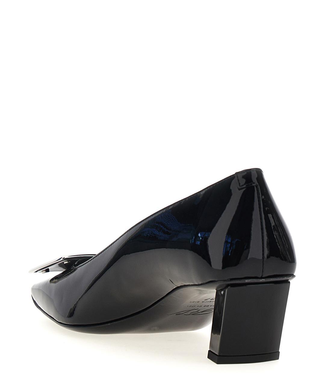 ROGER VIVIER Черные туфли из лакированной кожи, фото 3