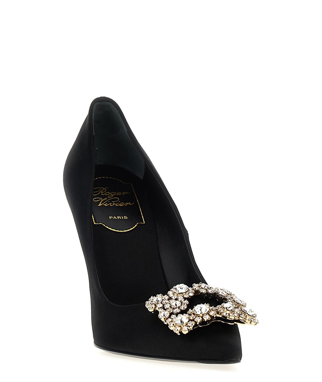 ROGER VIVIER Черные замшевые туфли, фото 2
