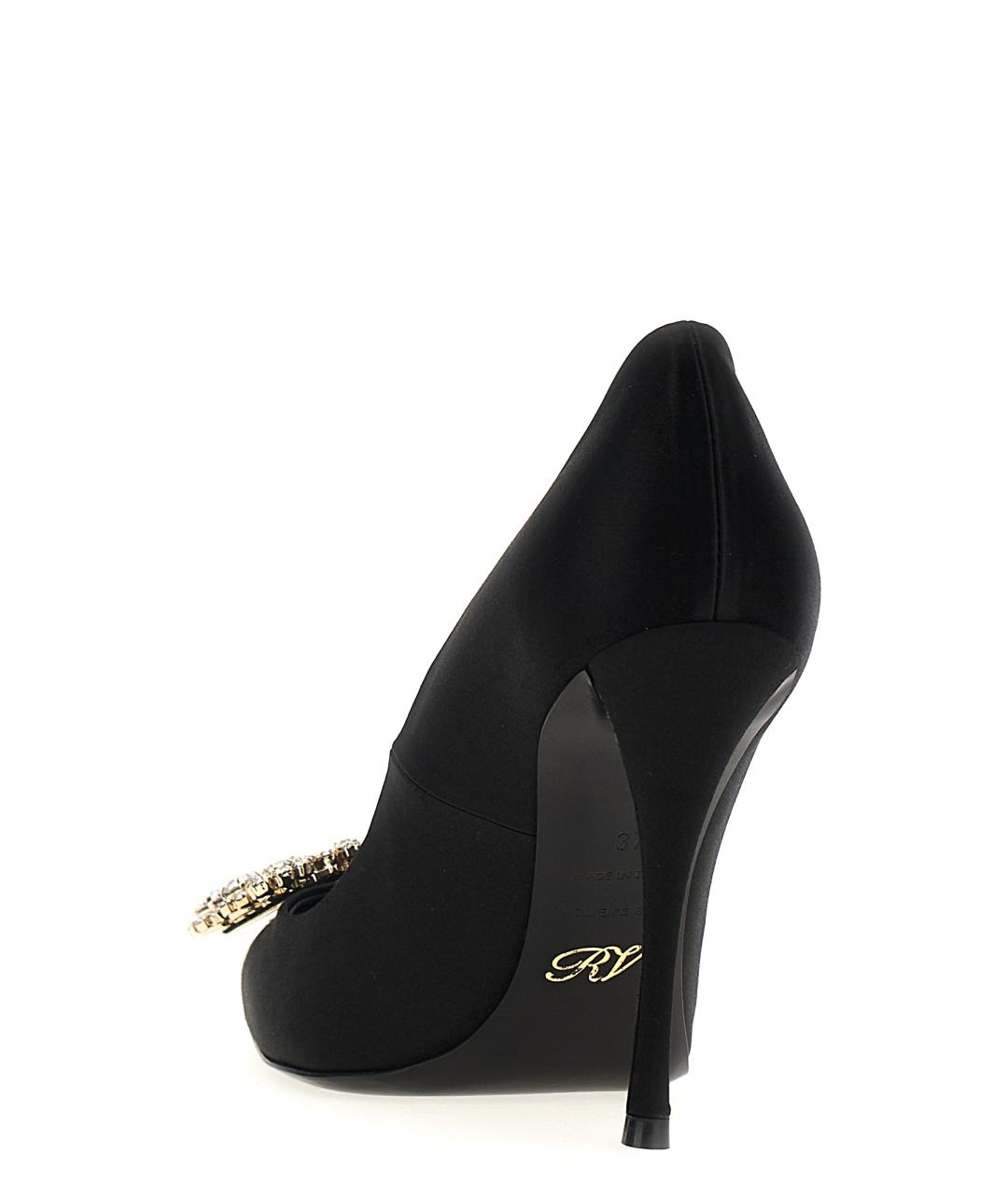 ROGER VIVIER Черные замшевые туфли, фото 3