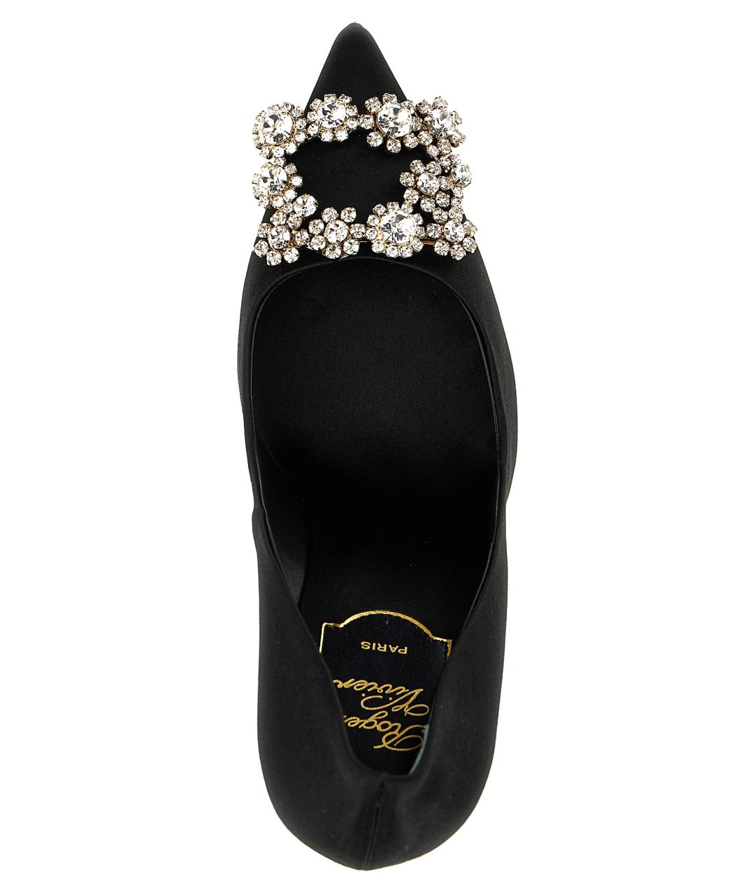 ROGER VIVIER Черные замшевые туфли, фото 4