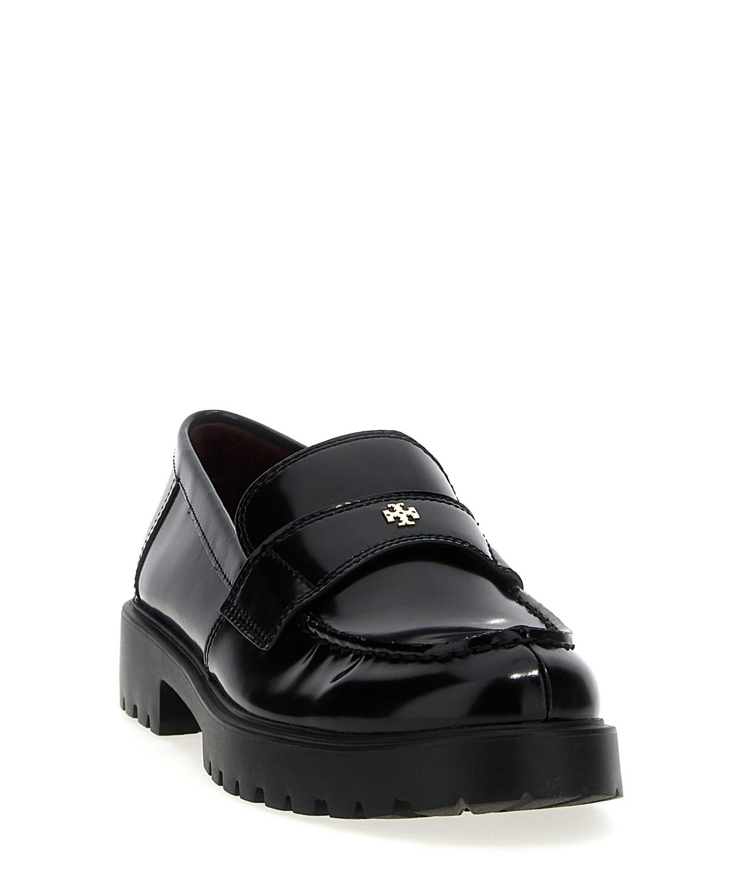 TORY BURCH Черные кожаные лоферы, фото 2