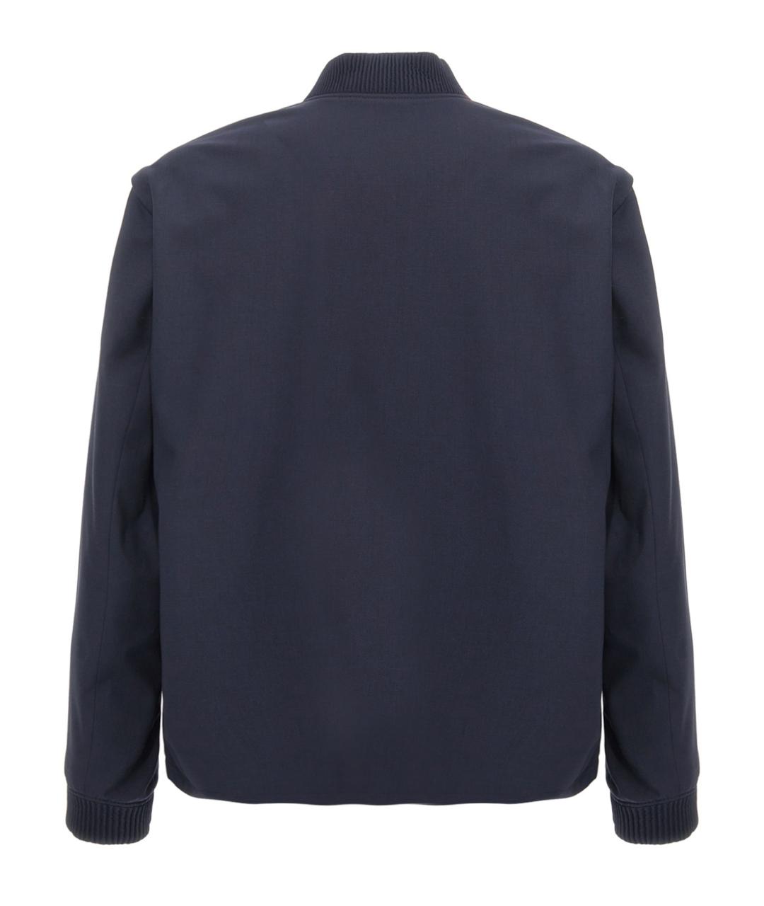 HUGO BOSS Темно-синяя шерстяная куртка, фото 3