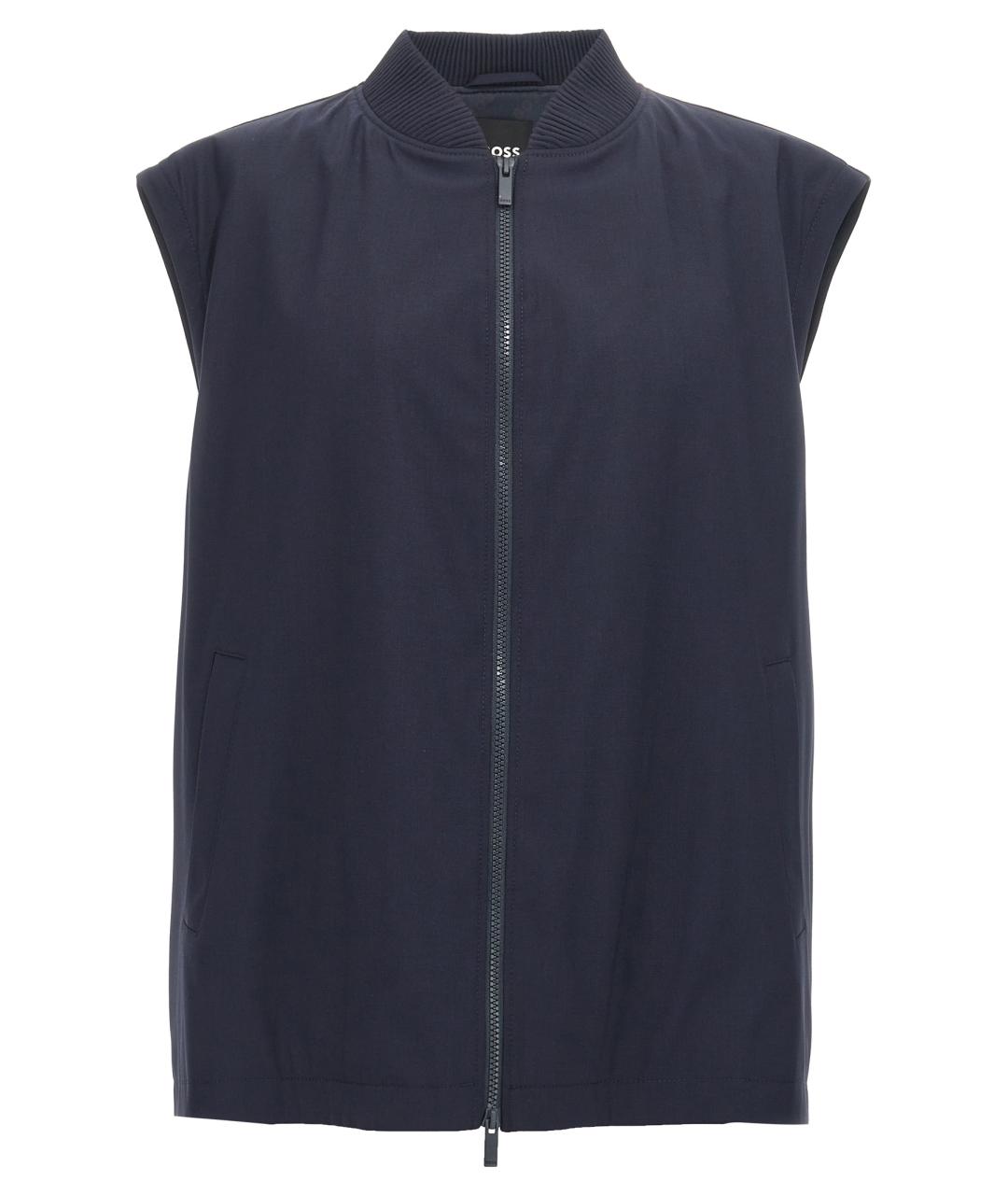 HUGO BOSS Темно-синяя шерстяная куртка, фото 2