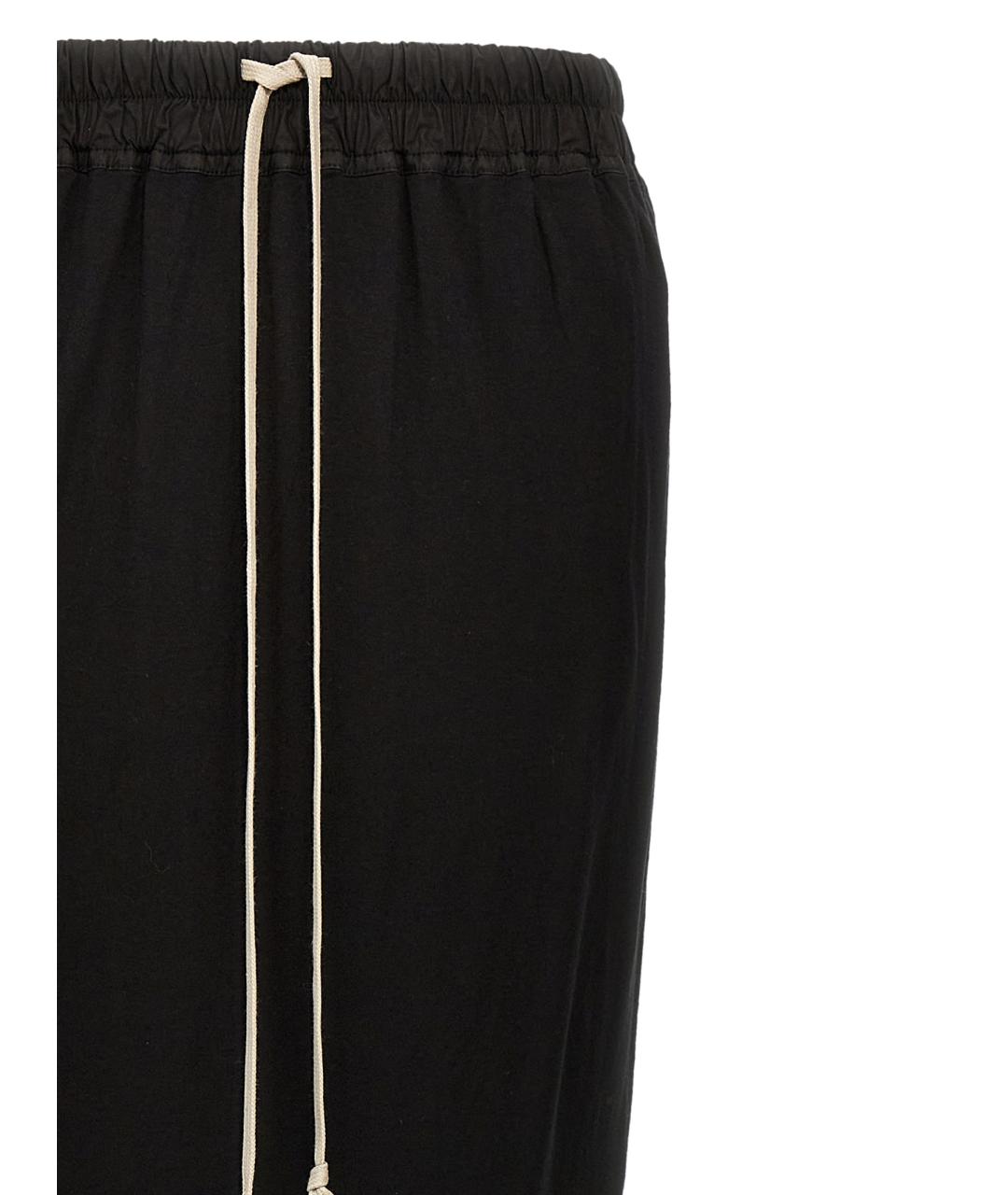 RICK OWENS DRKSHDW Черная хлопковая юбка макси, фото 3