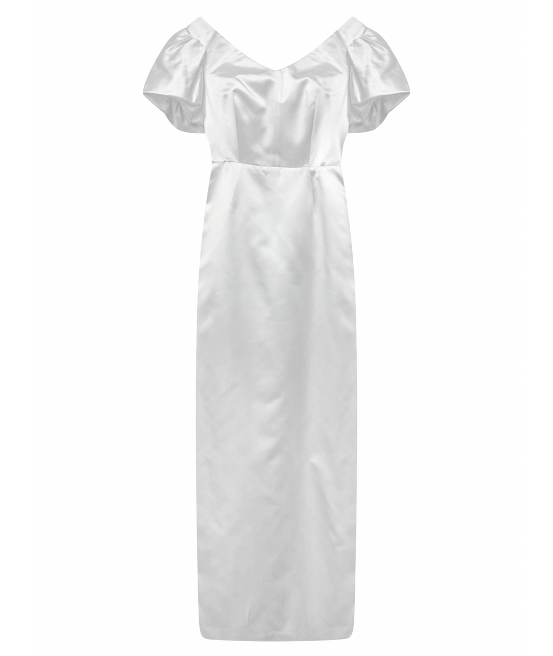 ALEXANDER TEREKHOV Белое атласное свадебное платье, фото 1