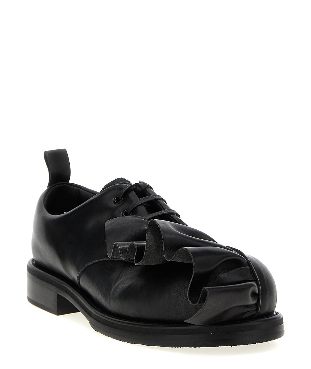 COMME DES GARÇONS HOMME PLUS Черные кожаные туфли, фото 3