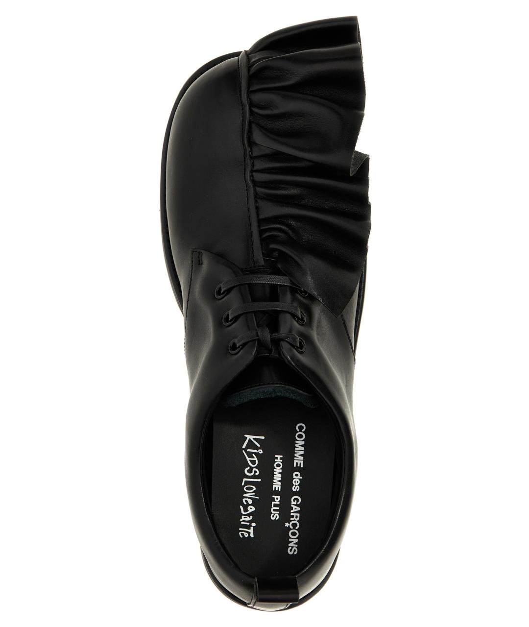 COMME DES GARÇONS HOMME PLUS Черные кожаные туфли, фото 5