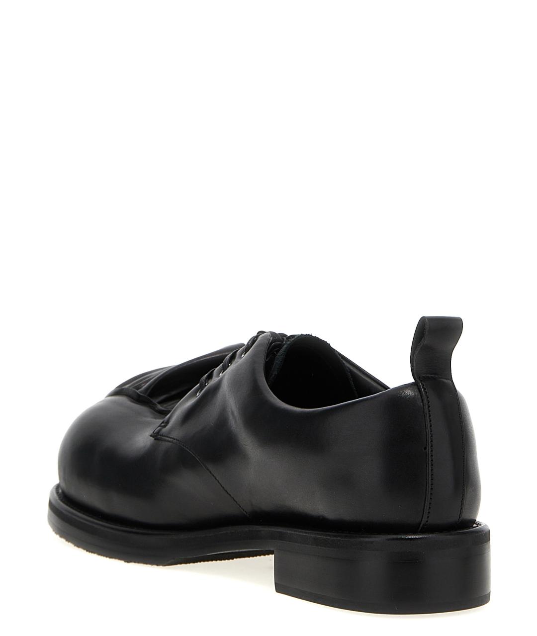 COMME DES GARÇONS HOMME PLUS Черные кожаные туфли, фото 4
