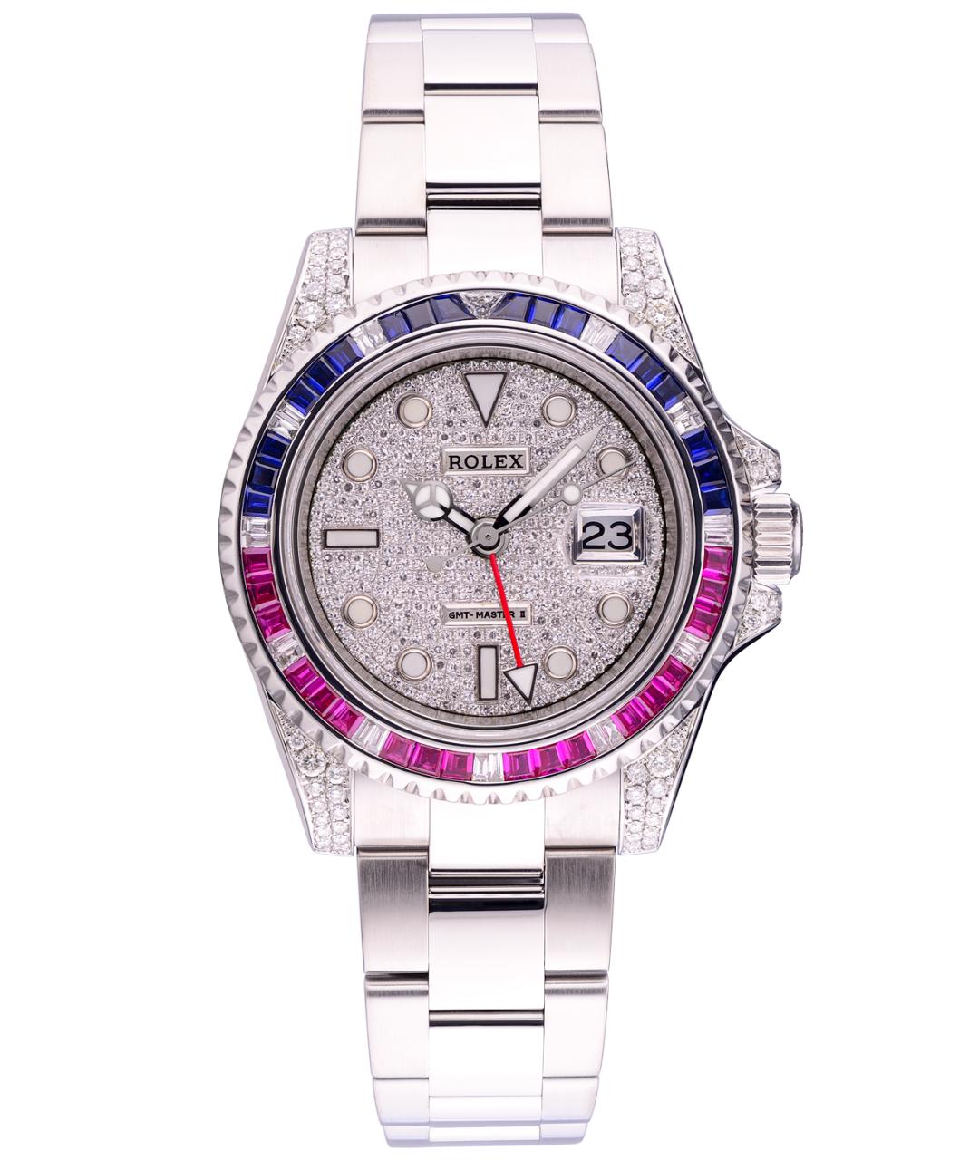 ROLEX Серебряные металлические часы, фото 1