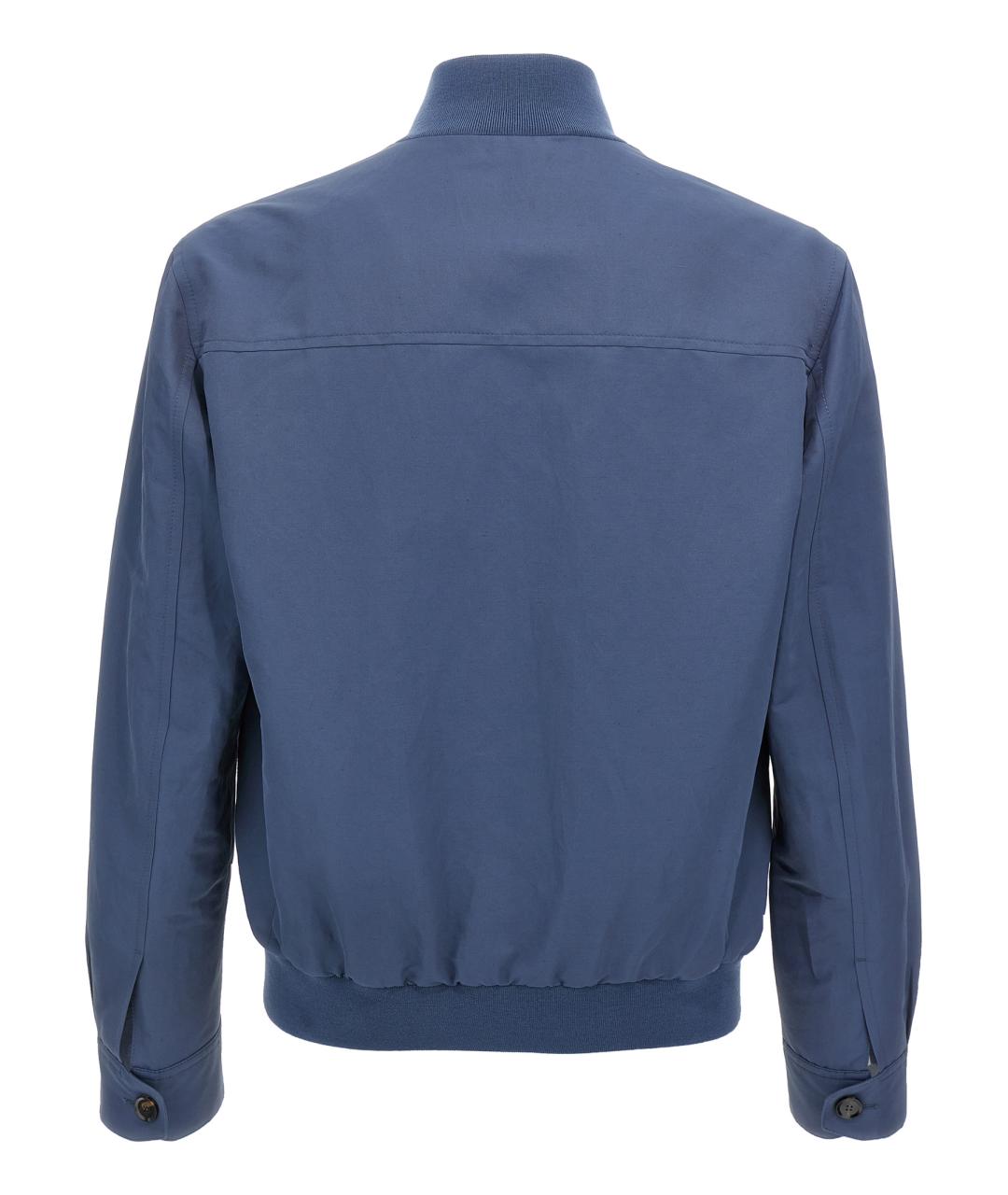 BRIONI Синяя льняная куртка, фото 2
