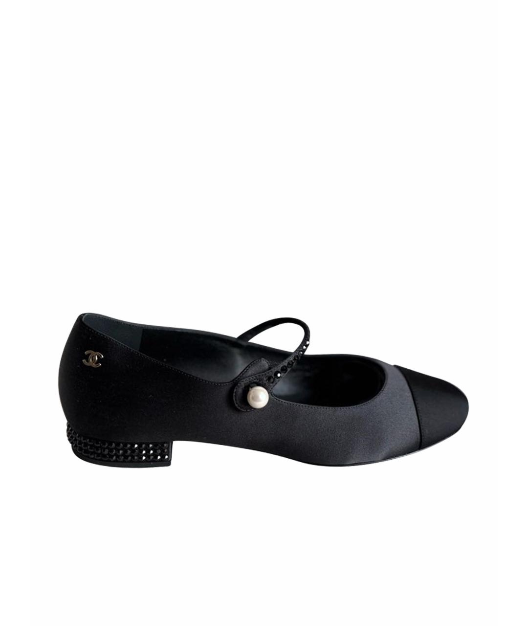 CHANEL Черные балетки, фото 9