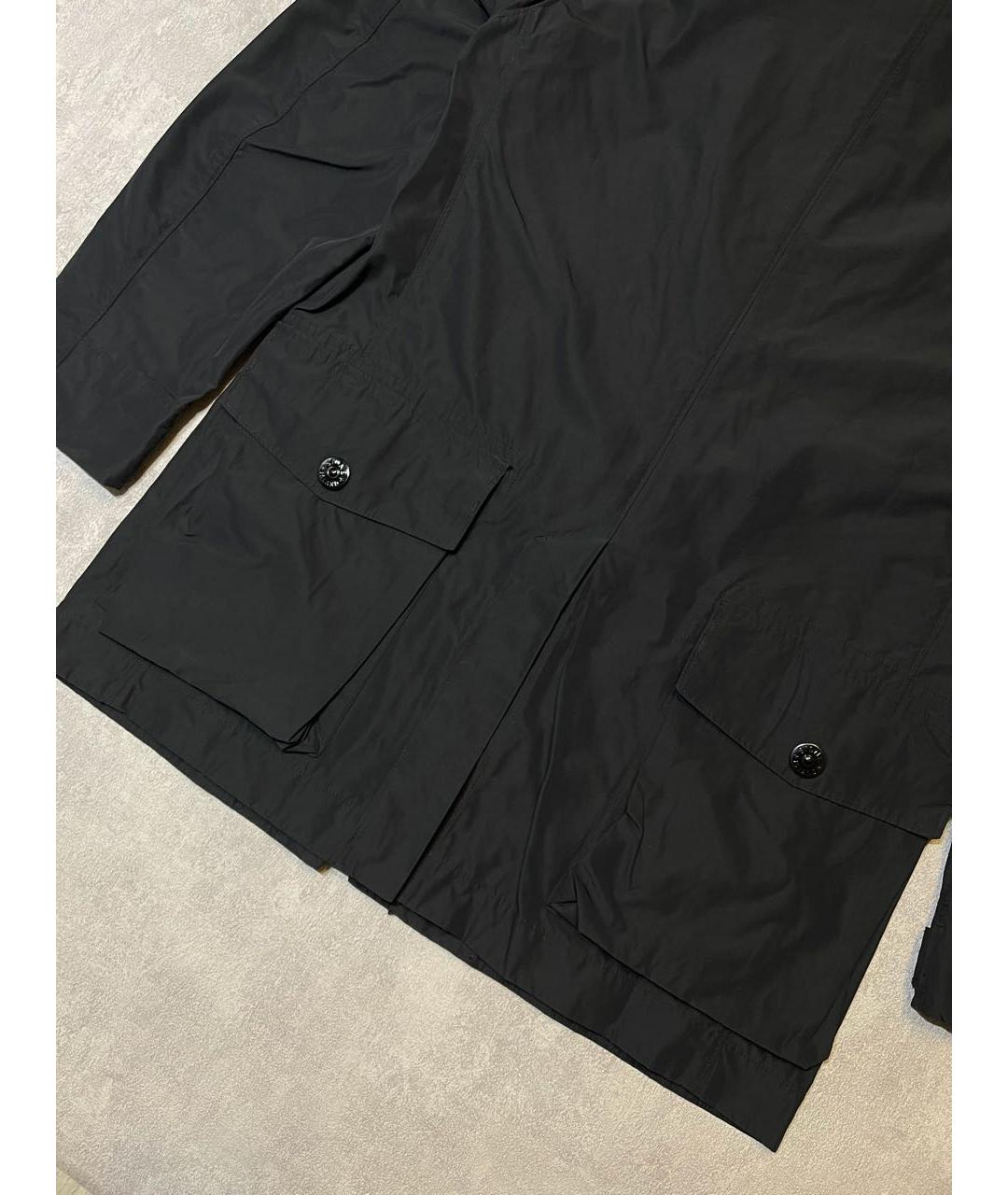 STONE ISLAND Черная полиамидовая куртка, фото 8