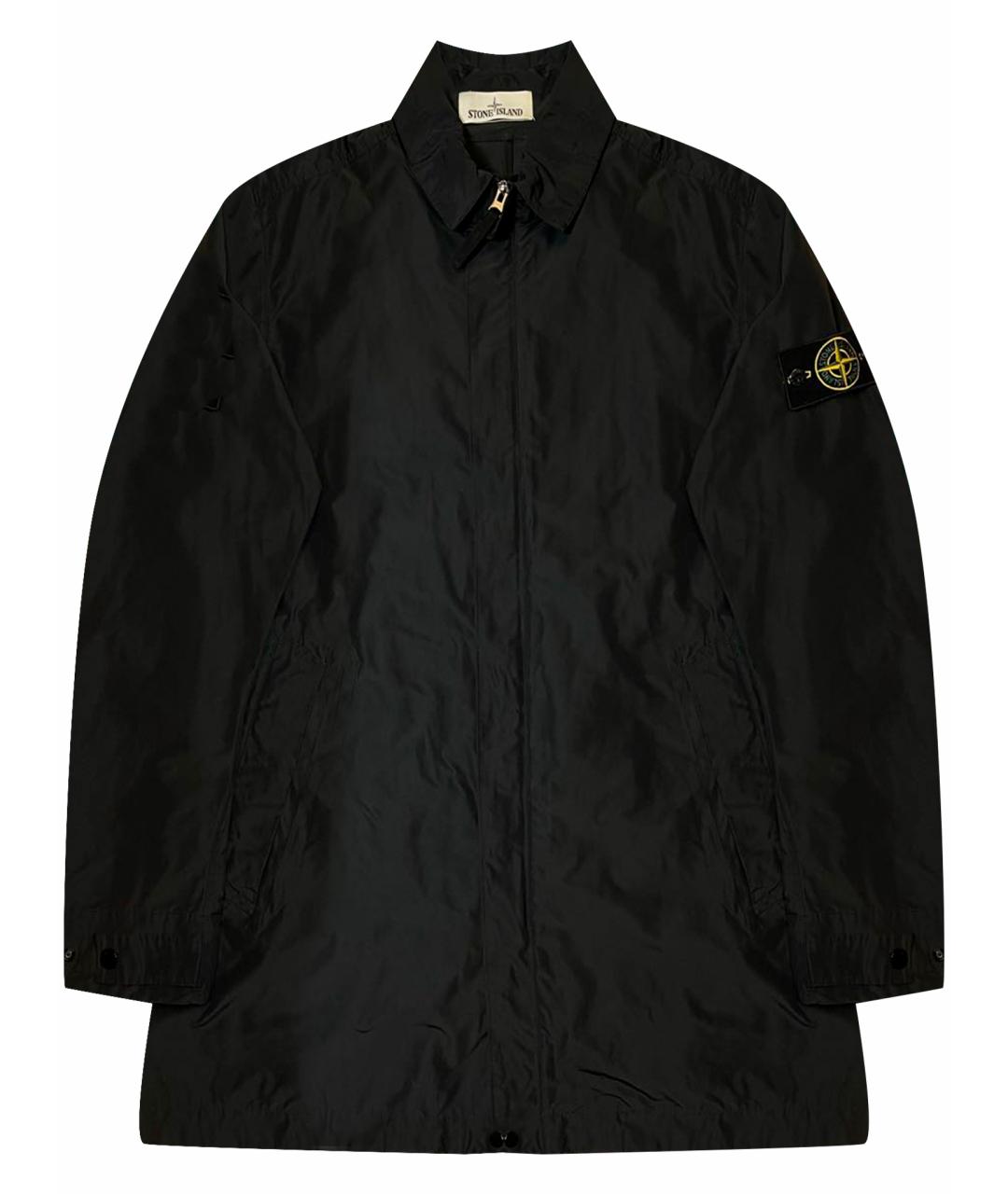STONE ISLAND Черная полиамидовая куртка, фото 1