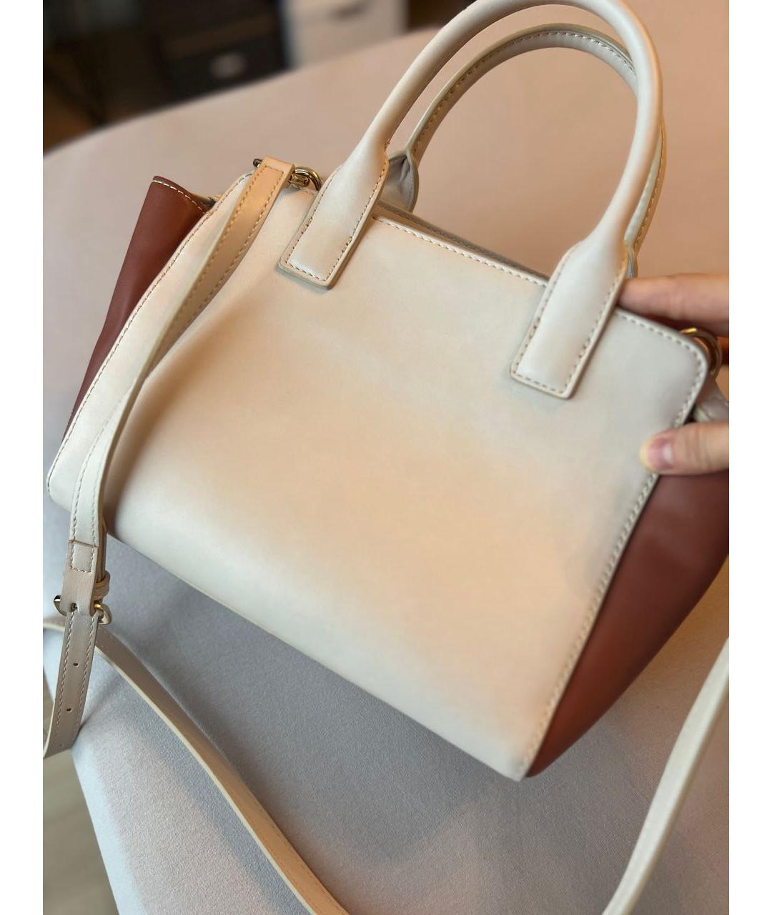 TRUSSARDI Мульти кожаная сумка с короткими ручками, фото 3